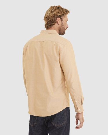 Oxford Long Sleeve Shirt in DIJON