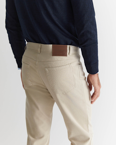 Tapered Bedford Jean in SAND