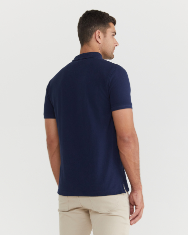 Pique Polo in NAVY