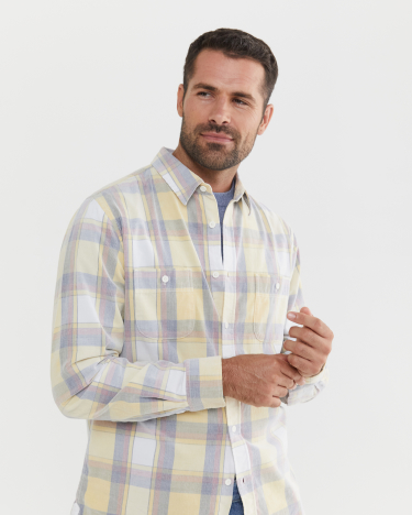 Latrobe Yarn Dyed Cord Shirt in MULTI