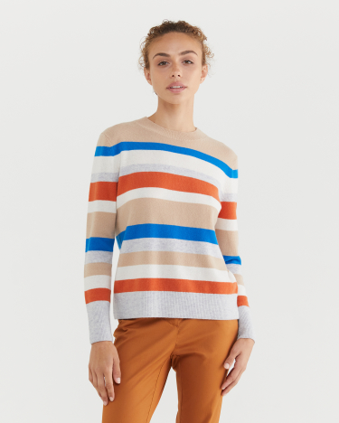 Sunshine Stripe Sweater in MULTI