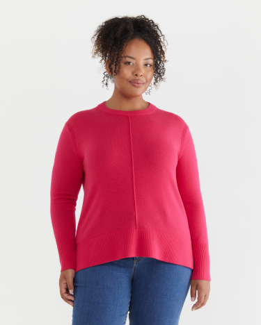 Cass Knit in BRIGHT PINK
