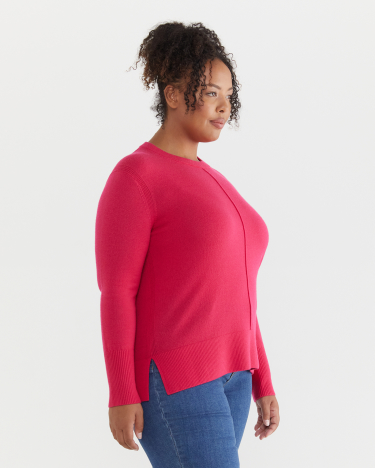 Cass Knit in BRIGHT PINK