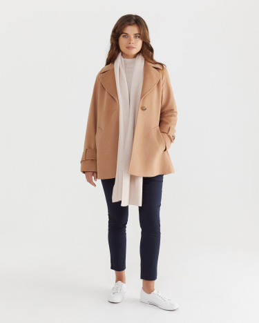 Two Tone Merino Knit in OATMEAL