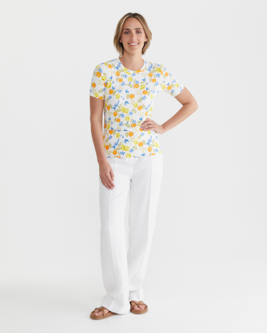 Citron Magic Tee in MULTI WHITE