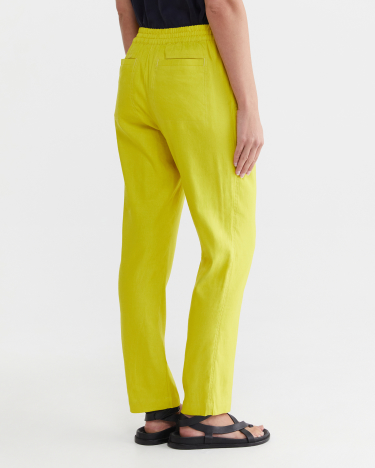 Rosa Linen Pant in LIGHT OLIVE