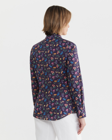 Annie Liberty Shirt in NAVY MULTI