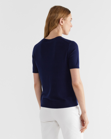 Laurina Knit Tee in NAVY