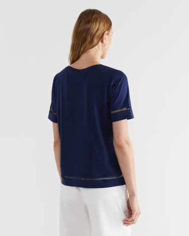 Alexa Merc Tee in NAVY