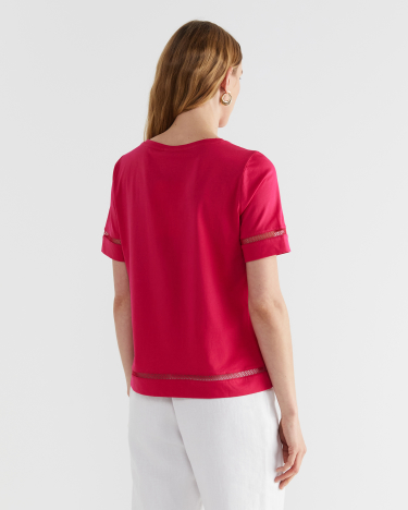 Alexa Merc Tee in BRIGHT PINK