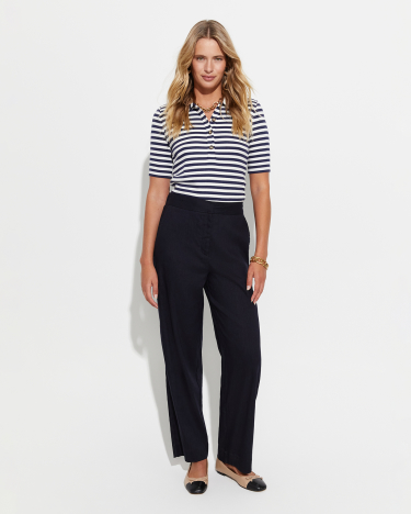Rosa Wide Leg Pant in CLASSIC NAVY