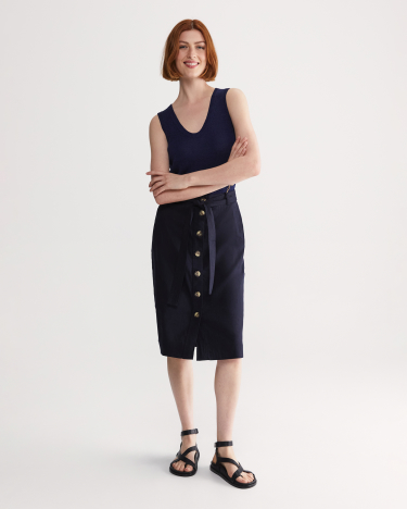 Rosa Skirt in CLASSIC NAVY