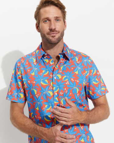 Wye Liberty Tapered Shirt in MELON