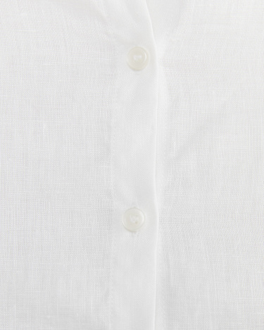 Daisy Linen Shirt in WHITE