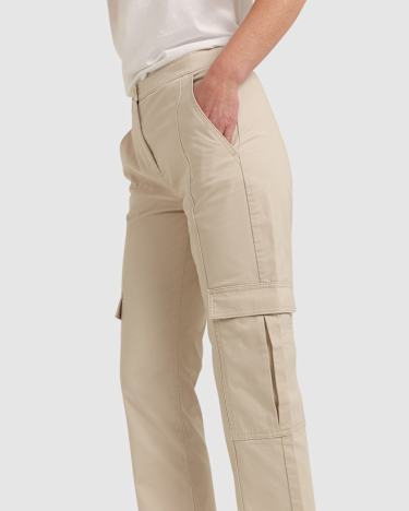 Leah Cargo Pant in STONE