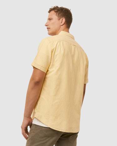 Rob Stripe Shirt in SUNSHINE