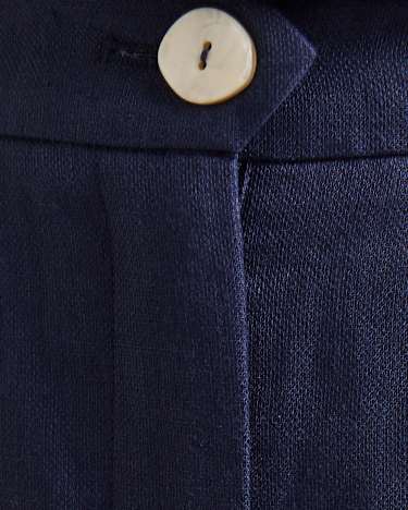 Linen Pant in NAVY