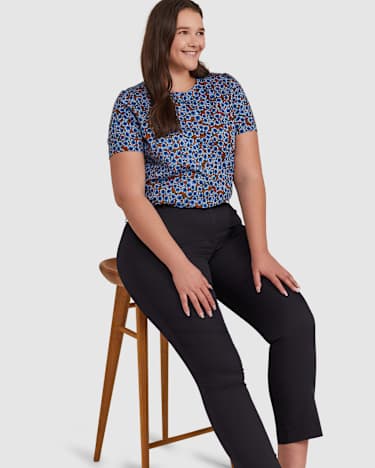 Eva Full Length Pant in CLASSIC NAVY