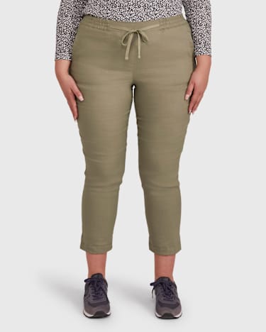 Rosa Linen Pant in KHAKI