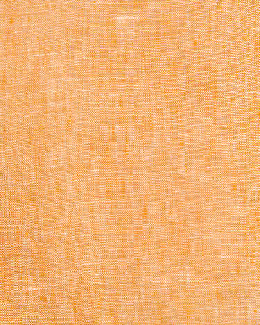 Yarn Dyed Linen Short Sleeve Shirt in MANDARIN