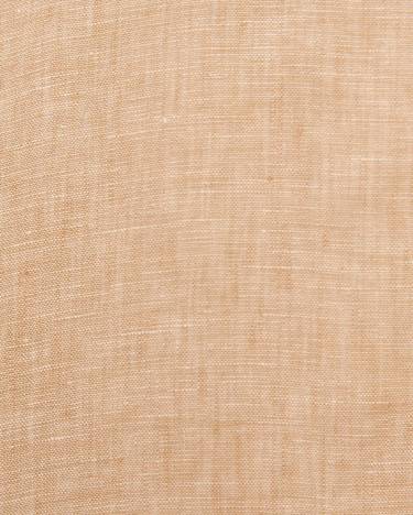 Yarn Dyed Linen Short Sleeve Shirt in LIGHT TAUPE