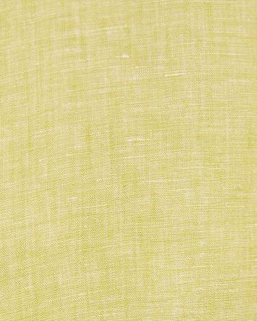 Yarn Dyed Linen Short Sleeve Shirt in CHARTREUSE