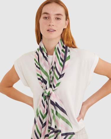 Lexi Cotton Silk Sarong in GREEN
