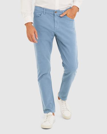 Tapered Bedford Jean in BLUESTONE
