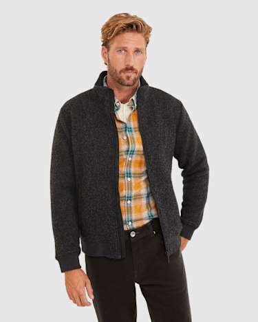 Norman Check Tapered Shirt in GOLD