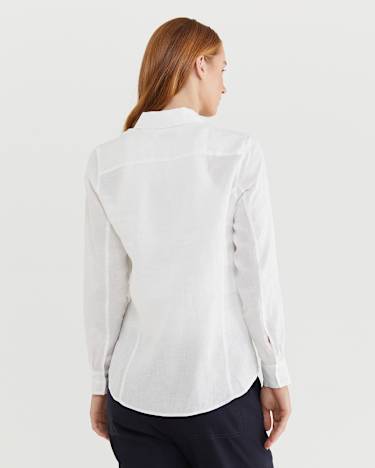 Daisy Linen Shirt in WHITE