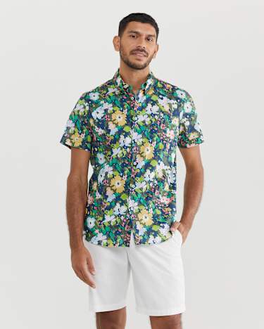 Amor Liberty Short Sleeve Shirt in MULTI