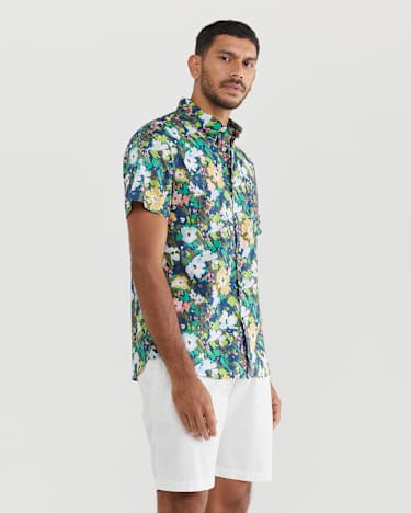 Amor Liberty Short Sleeve Shirt in MULTI