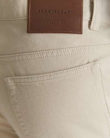 Tapered Bedford Jean in SAND