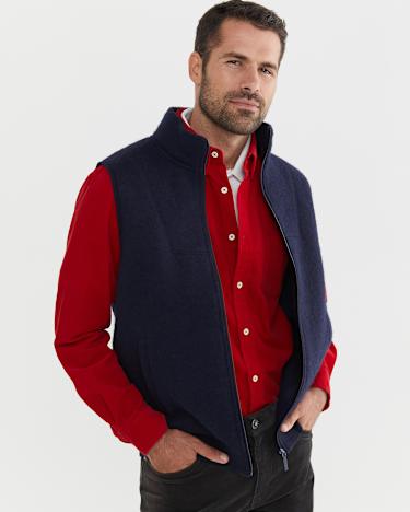 Griffiths Cord Regular Shirt in CRIMSON