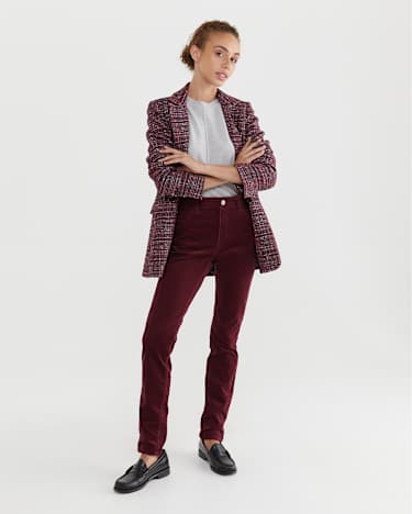 Cord Jean in PLUM