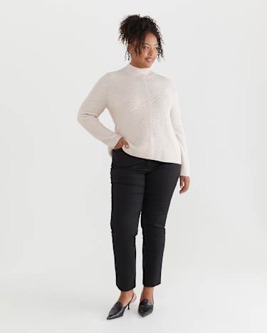 Eva Full Length Pant in BLACK