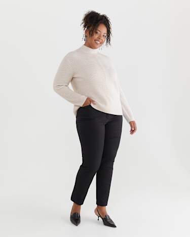 Eva Full Length Pant in BLACK