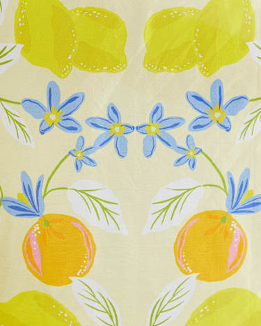 Citron Silk Scarf in MULTI YELLOW