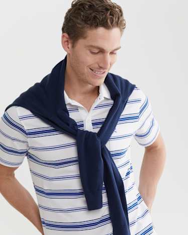 Par Polo in WHITE/MULTI