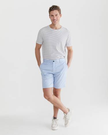 Classic Chino Short in FROST BLUE