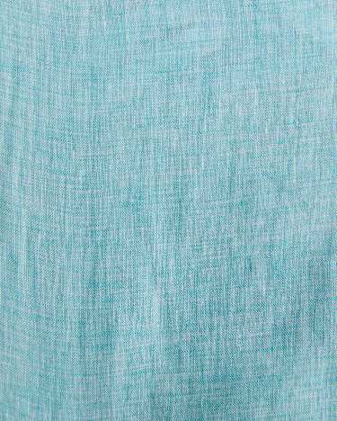 Yard Dyed Linen Shirt in TEAL