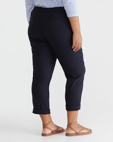 Rosa Linen Pant in CLASSIC NAVY
