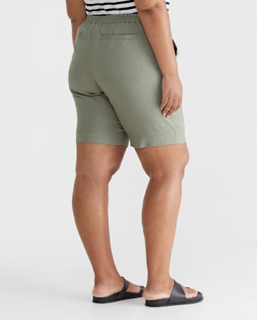Rosa Linen Short in KHAKI