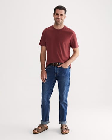 Supersoft Tee in WINE