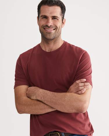Supersoft Tee in WINE