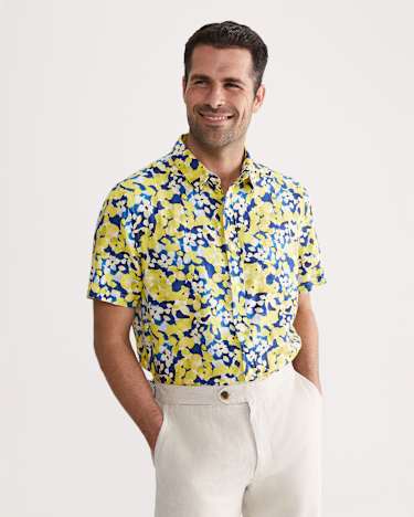 Alpha Tapered Shirt in YELLOW