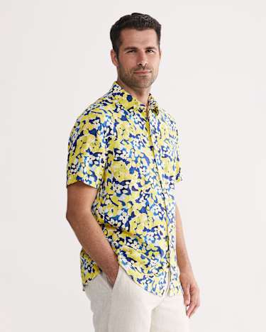 Alpha Tapered Shirt in YELLOW