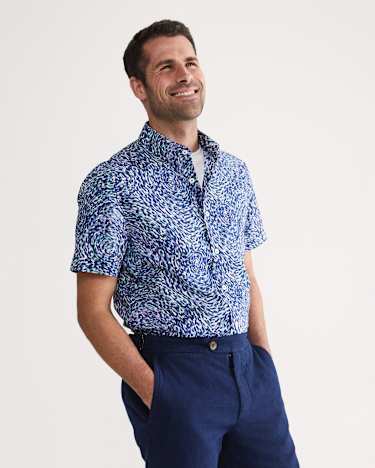 Tolla Liberty Tapered Shirt in TEAL