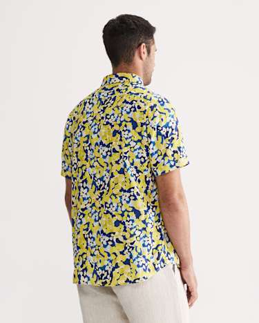 Alpha Tapered Shirt in YELLOW