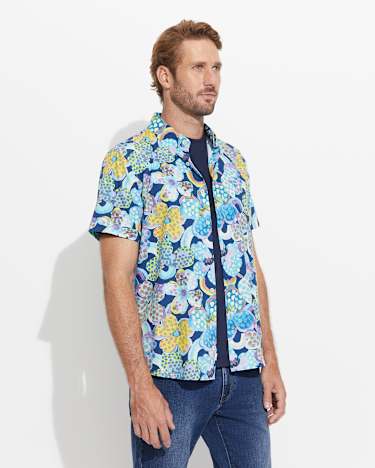 Lee Liberty Regular Shirt in NAVY MULTI